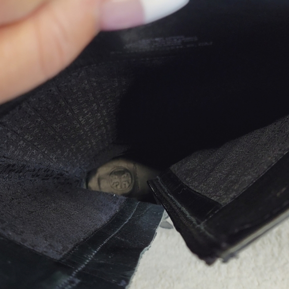 Tory Burch Grace Equestrian Knee High Leather Riding Boots Black 32148367 Size 6 - Picture 11 of 11